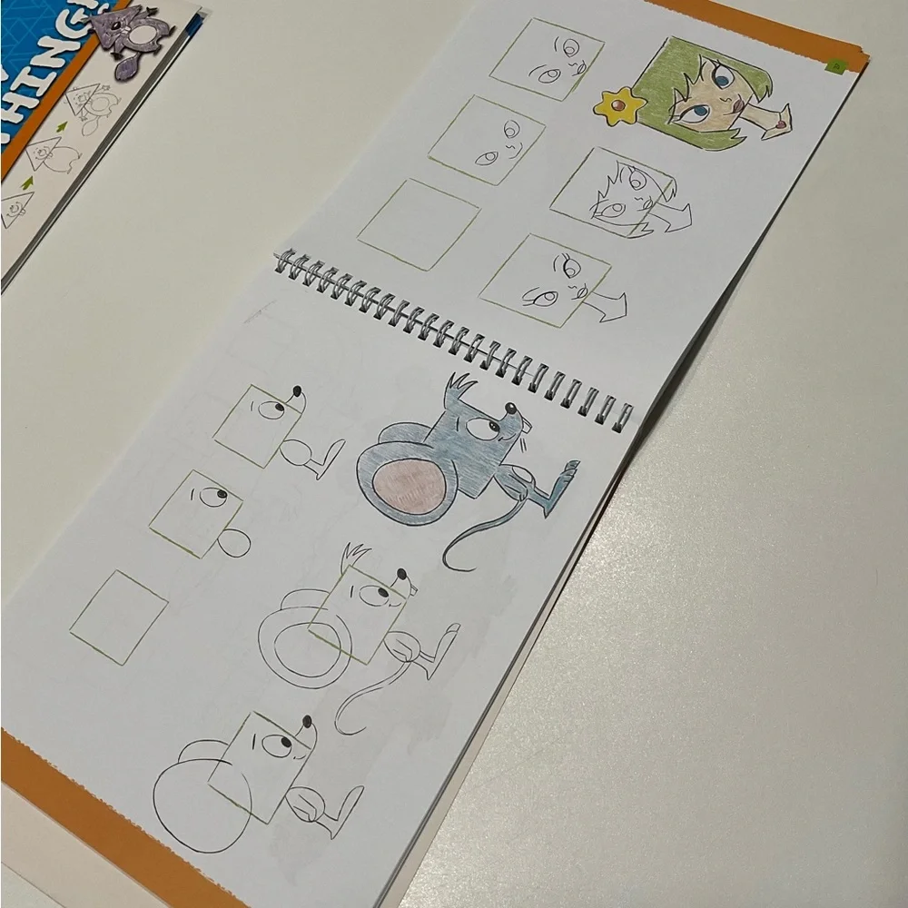 🌼Set of 3 Learn to Draw Anything by Chris Hart, Each 64 pages